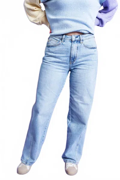 Judy Blue Wilhemina Side Seam Baggy Jeans In Blue