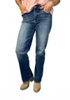 Judy Blue Women's High Rise 90s Straight Leg Jean In Denim In Multi