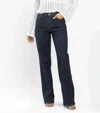 Judy Blue Dart Wide Leg Denim In Dark Wash In Animal Print