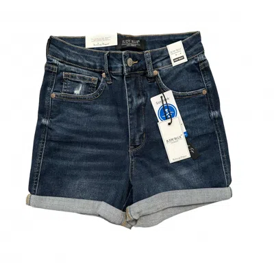 Judy Blue Women's High Waisted Shorts In Blue In Black