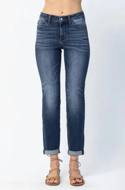 Judy Blue Women's Mid Rise Slim Jeans In Blue