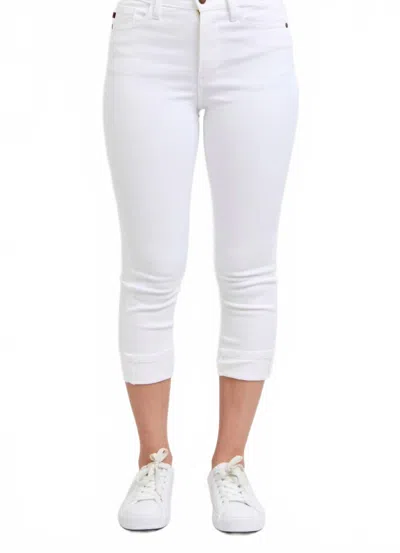 Judy Blue Women's Mr Capri Pant In White