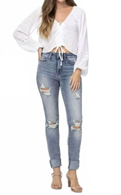 Judy Blue Women's Tall Skinny Jeans In Blue