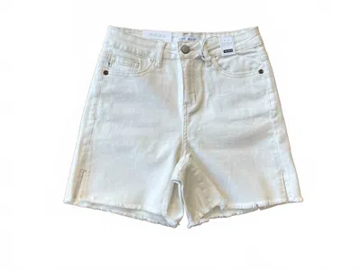 Judy Blue Women's Waikiki Short In Ecru In White