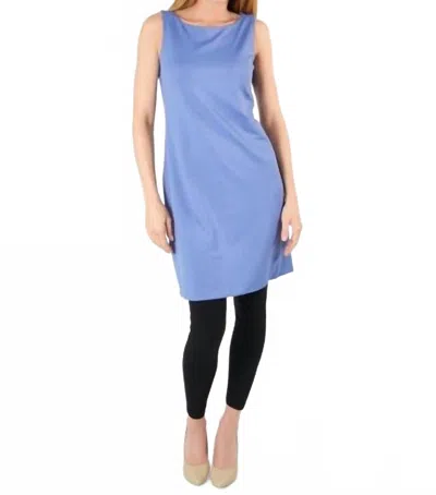 Judy P Sabrina Sleeveless Dress In Blue
