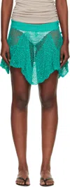 Judy Turner Blue Nini Miniskirt In Green