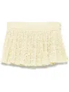 Judy Turner Cecil Mini Skirt In Neutral