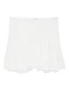 Judy Turner Gracie Pleated Skirt In White