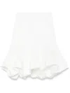 Judy Turner Swanson Mini Skirt In White