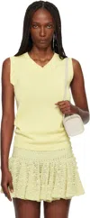 Judy Turner Yellow Bryony Vest In Yellow