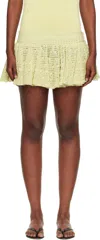 Judy Turner Yellow Cecil Miniskirt In Yellow
