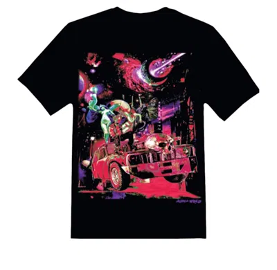 Pre-owned Juice Wrld Men's  Galaxy T-shirt In Black