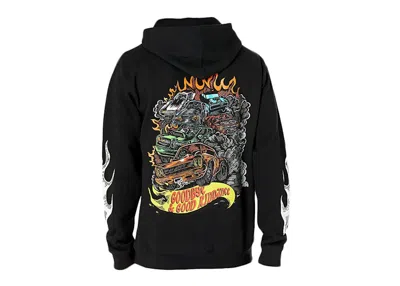Pre-owned Juice Wrld Men's  Pit Crew Hoodie In Black
