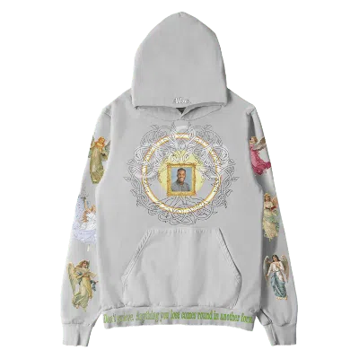Pre-owned Juice Wrld Men's  X Abc Conspiracy Of Hope Hoodie In Grey