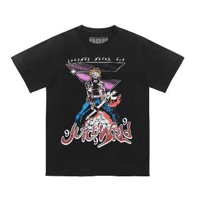Pre-owned Juice Wrld Men's  X Faze Clan Champion T-shirt In Black