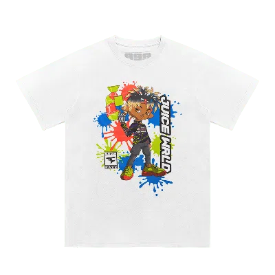 Pre-owned Juice Wrld Men's  X Faze Clan Ready Up T-shirt In White