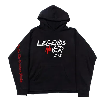 Pre-owned Juice Wrld Men's  X Revenge Legends Never Die Hoodie In Black