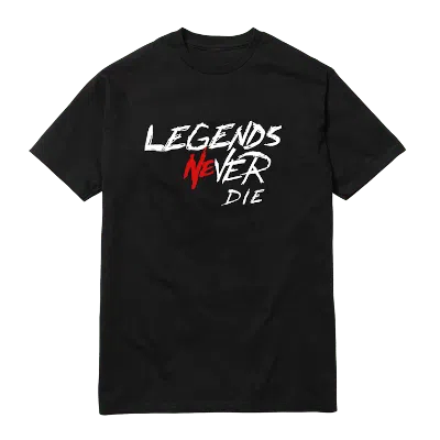 Pre-owned Juice Wrld Men's  X Revenge Legends Never Die Tee Shirt In Black