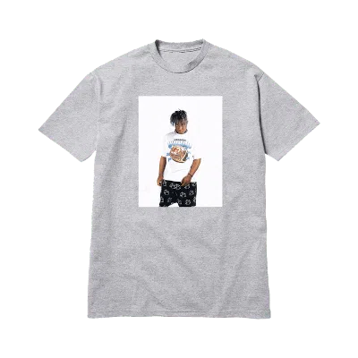 Pre-owned Juice Wrld Men's  X Revenge Photo Tee Shirt In Grey