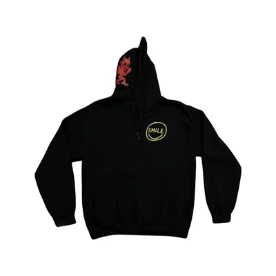 Pre-owned Juice Wrld Men's  X The Weeknd Smile Hoodie In Black