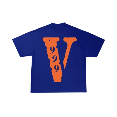 Pre-owned Juice Wrld Men's  X Vlone 999 Tee Shirt In Blue