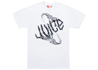 Pre-owned Juice Wrld Men's  X Vlone Bones T-shirt In White