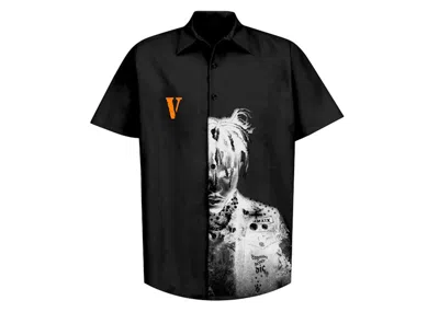 Pre-owned Juice Wrld Men's  X Vlone Button Up In Black