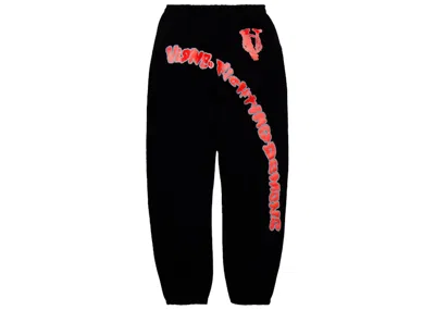 Pre-owned Juice Wrld Men's  X Vlone Circle Sweatpant In Black