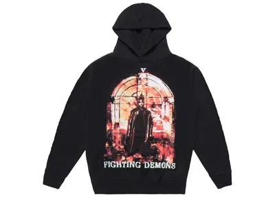 Pre-owned Juice Wrld Men's  X Vlone Demon Sweatshirt In Black