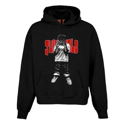 Pre-owned Juice Wrld Men's  X Vlone Man Of The Year Hoodie In Black
