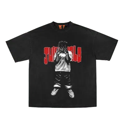 Pre-owned Juice Wrld Men's  X Vlone Man Of The Year Tee Shirt In Black