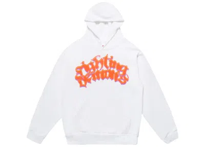 Pre-owned Juice Wrld Men's  X Vlone Neon Sweatshirt In White