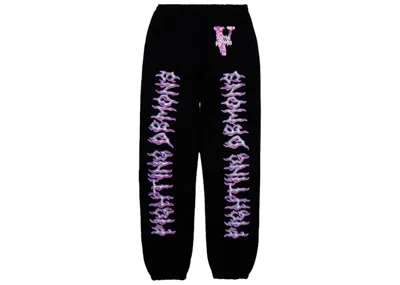 Pre-owned Juice Wrld Men's  X Vlone Rider Sweatpant In Black
