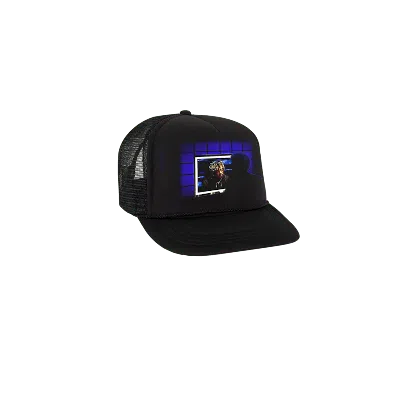 Pre-owned Juice Wrld X Xo X Vlone Reflect Trucker Hat In Black