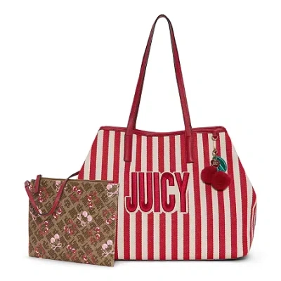 Juicy By Juicy Couture Breezy Babe Tote Tote Bag In Red