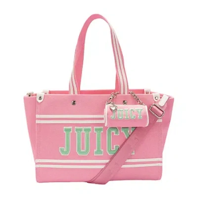 Juicy By Juicy Couture Canvas Tote Tote Bag In Pink