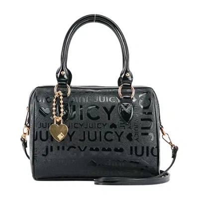 Juicy By Juicy Couture Chain My Heart Satchel In Black