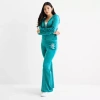 Juicy By Juicy Couture Womens Juniors Flare Mid Rise Track Pant In Green