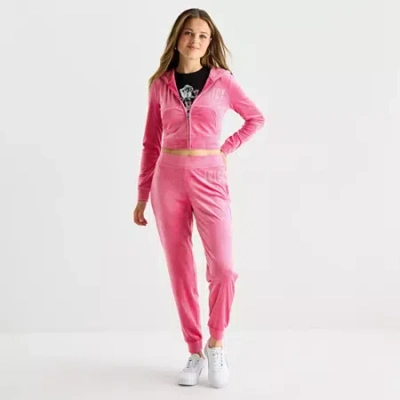 Juicy By Juicy Couture Womens Lightweight Juniors Track Suit Gift Set In Pink