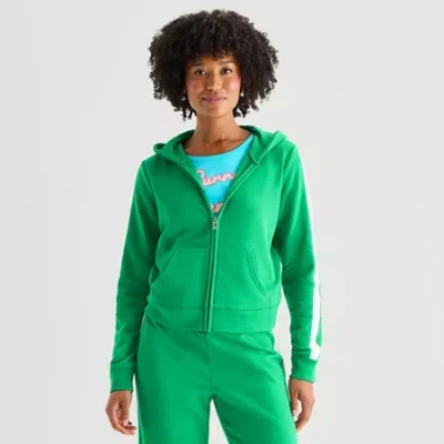 Juicy By Juicy Couture Womens Track Jacket In Green