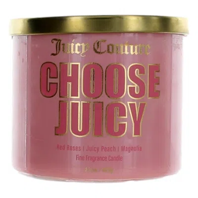 Juicy Couture 14.5 oz Soy Wax Blend 3 Wick Candle- Choose Juicy In Multi