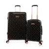 Juicy Couture 2-piece Hardside Spinner Luggage Set In Black