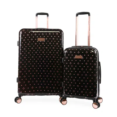 Juicy Couture 2-piece Hardside Spinner Luggage Set In Black