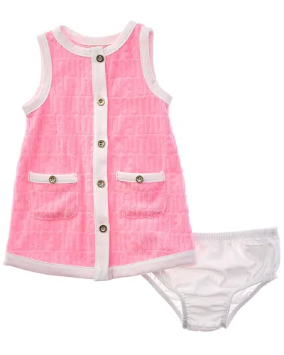 Juicy Couture Kids' 2pc Terry Dress & Short Set In Pink