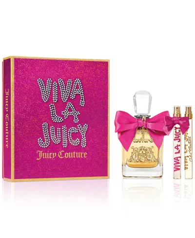 Juicy Couture 3-pc. Viva La Juicy Eau De Parfum Gift Set In Transparent