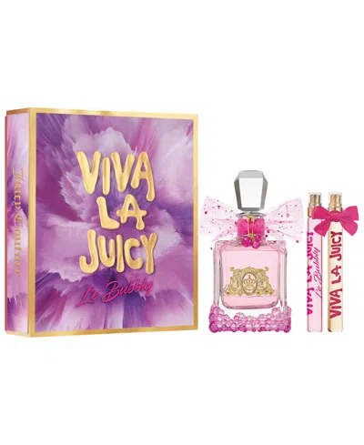 Juicy Couture 3-pc. Viva La Juicy Le Bubbly Eau De Parfum Spray Set In Transparent