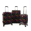 Juicy Couture 3-piece Hardside Spinner Luggage Set In Multi