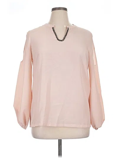 Pre-owned Juicy Couture 3/4 Sleeve Blouse In Pink