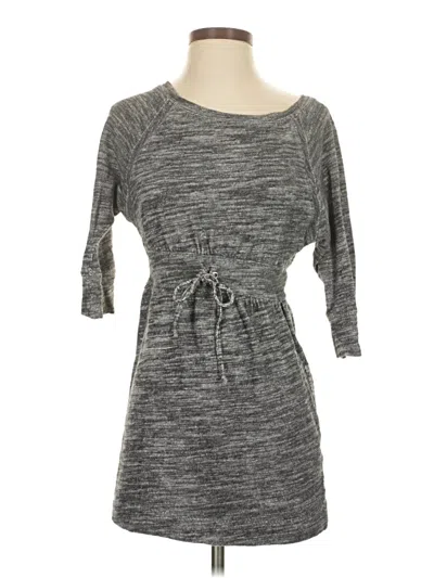 Pre-owned Juicy Couture 3/4 Sleeve Top Gray Boatneck Tops