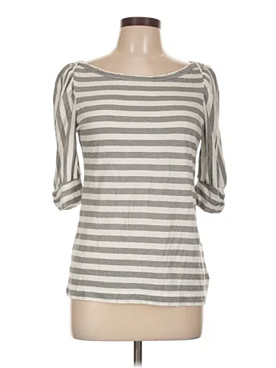 Pre-owned Juicy Couture 3/4 Sleeve T-shirt In Gray